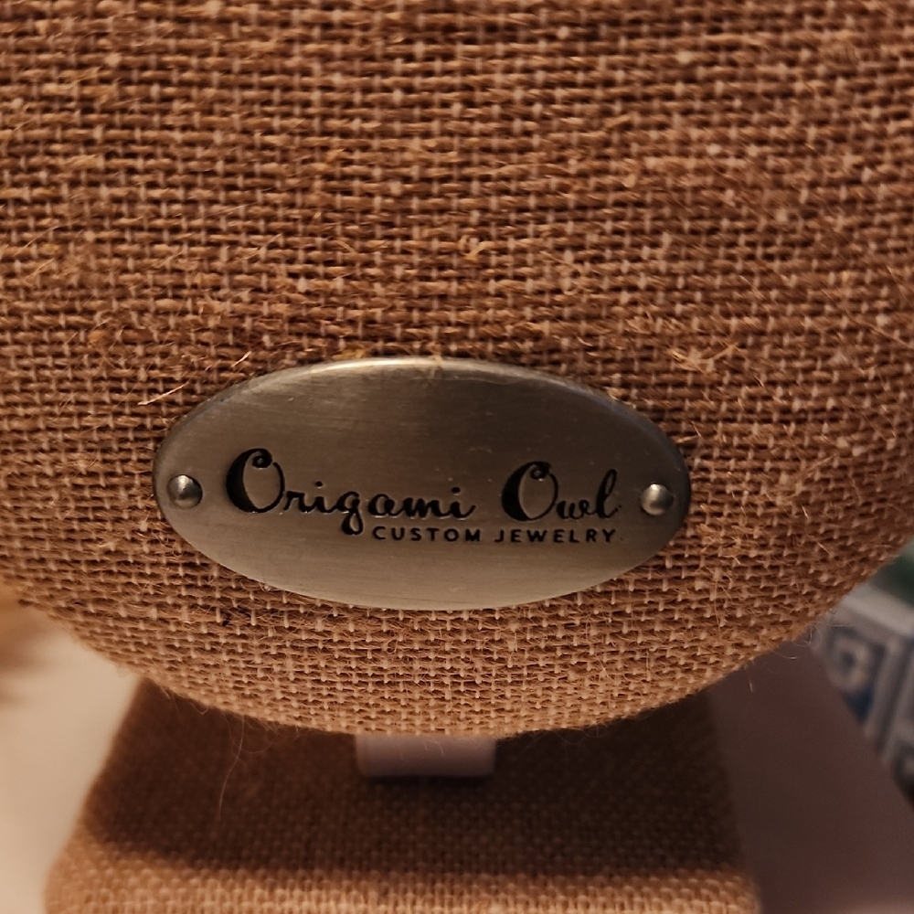 Origami Owl Silver Rectangular Locket Necklace Wi… - image 2